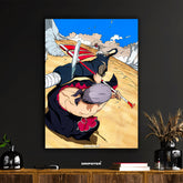 Hidan & Kakuzu Akatsuki Battle Anime Poster